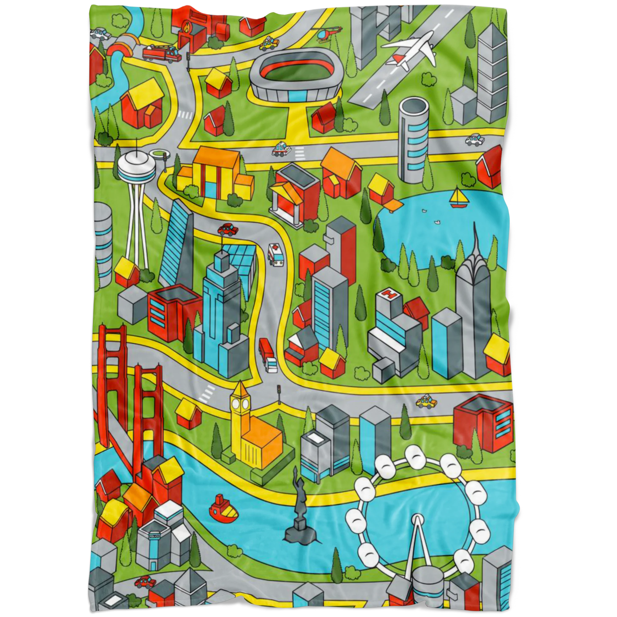 Metro Fleece Baby Blanket - Image 3